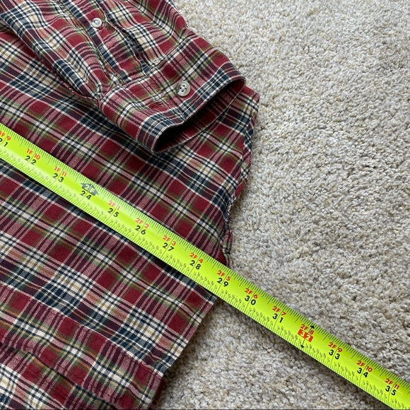 Columbia fall autumn red casual button down shirt - Picture 4 of 5